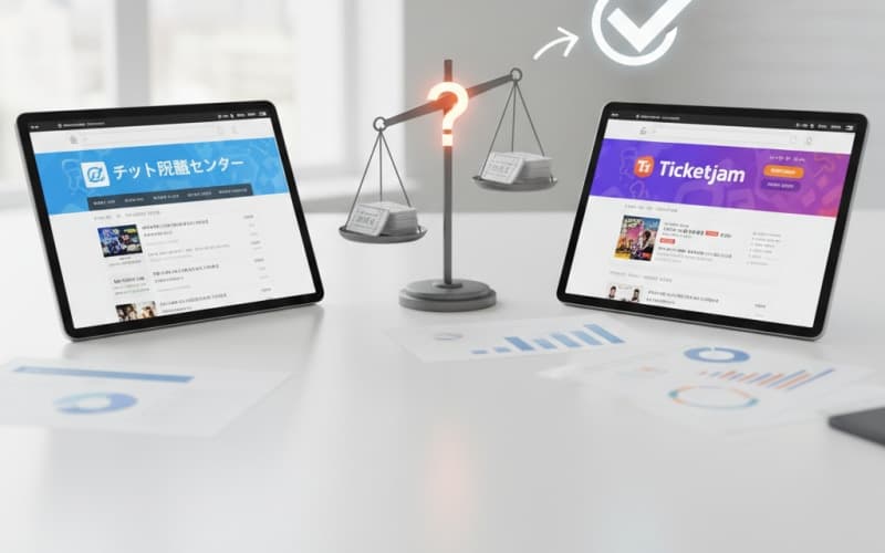 チケット流通センターとチケジャム徹底比較!違いから選ぶ最適解ガイド